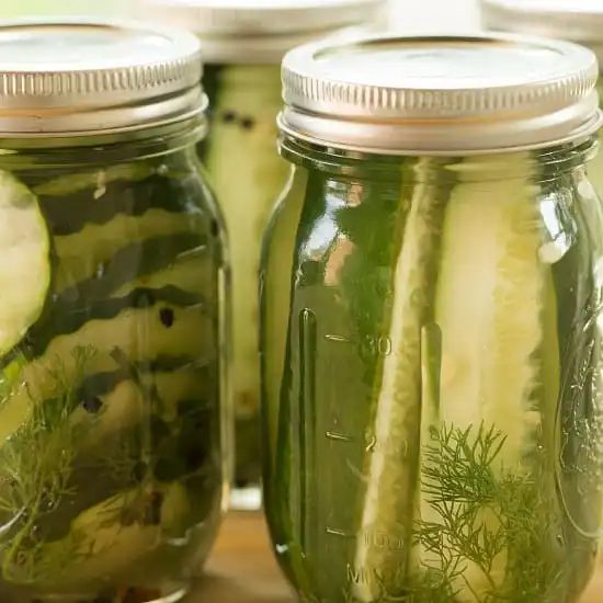 Speedy & Straightforward Refrigerator Dill Pickles | #recipe #summer #canning