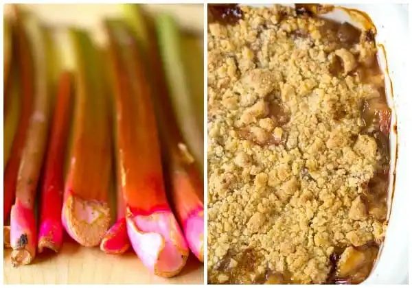 Rhubarb-Ginger Crumble