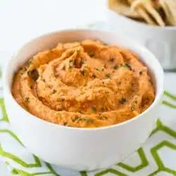 Red Pepper Hummus, roasted
