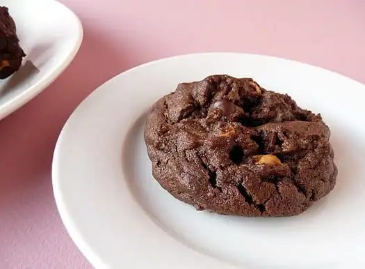 Salted Double Chocolate Peanut Butter Cookies