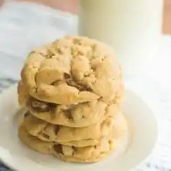 Salted Peanut Butter Cup Chocolate Chip Cookies