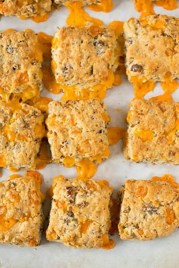 Sausage-Cheddar Biscuits