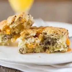 Sausage-Cheddar Biscuits