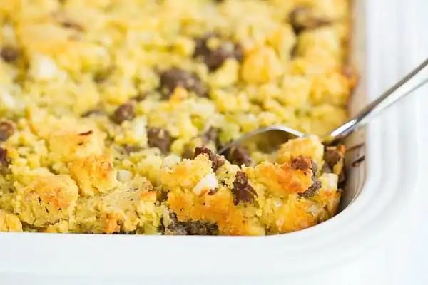 Sausage Cornbread Stuffing