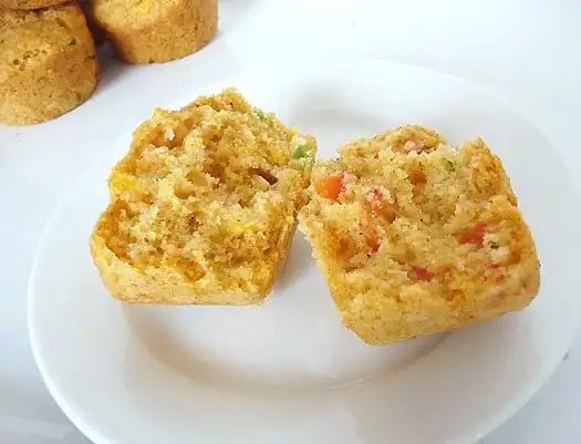 Savory Corn & Pepper Muffins