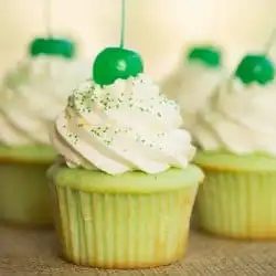 Shamrock Shake Cupcakes