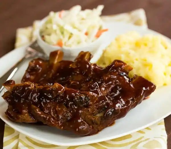 Crock-Pot BBQ Ribs - The easiest, most flavorful ribs you'll ever make at home! | #slowcooker #recipe