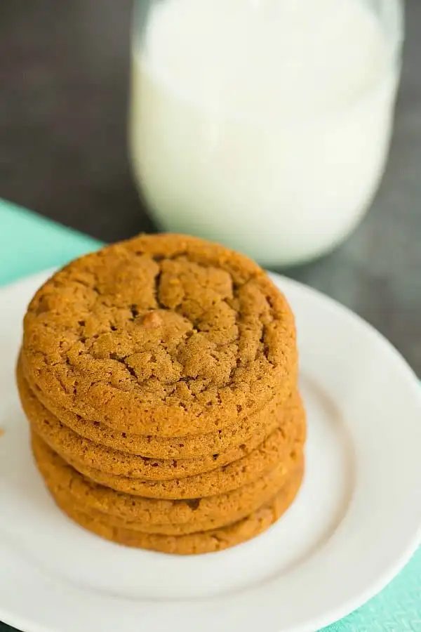 Soft and Chewy Gingersnap Cookies