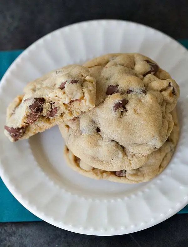 Soft & Chewy Peanut Butter-Chocolate Chip Cookies