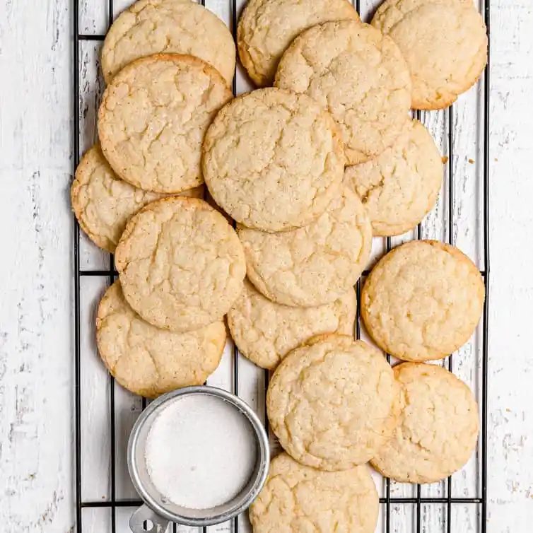 Soft and Chewy Sugar Cookies (Drop-Style)
