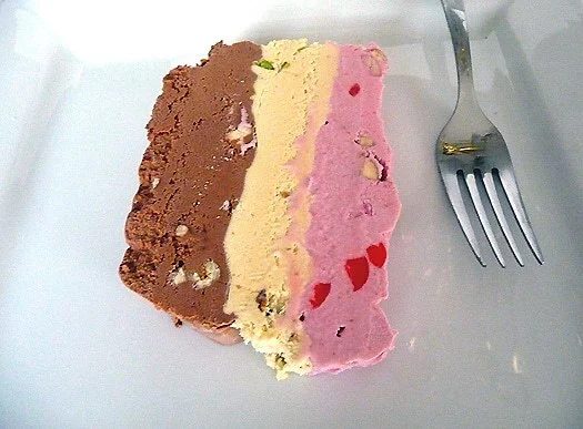 Spumoni Ice Cream Terrine