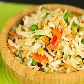 Thai Peanut Cabbage Slaw