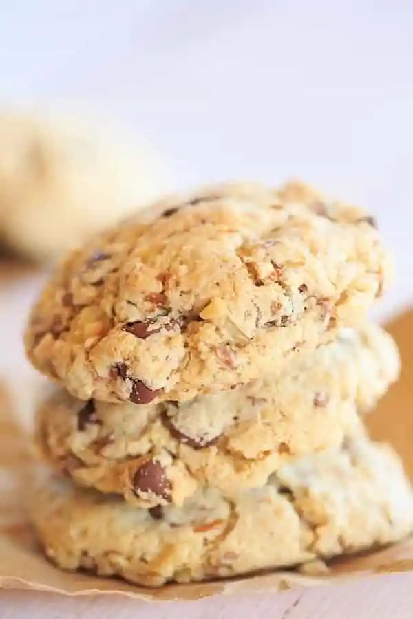 The famous $250 Neiman Marcus Cookie Recipe - made with ground oats, chocolate chips, grated chocolate and walnuts. |