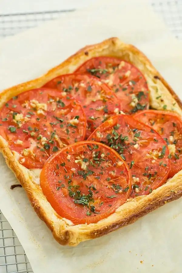 Tomato Mozzarella Tart