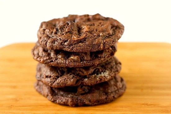 Triple Chocolate Oreo Chunk Cookies