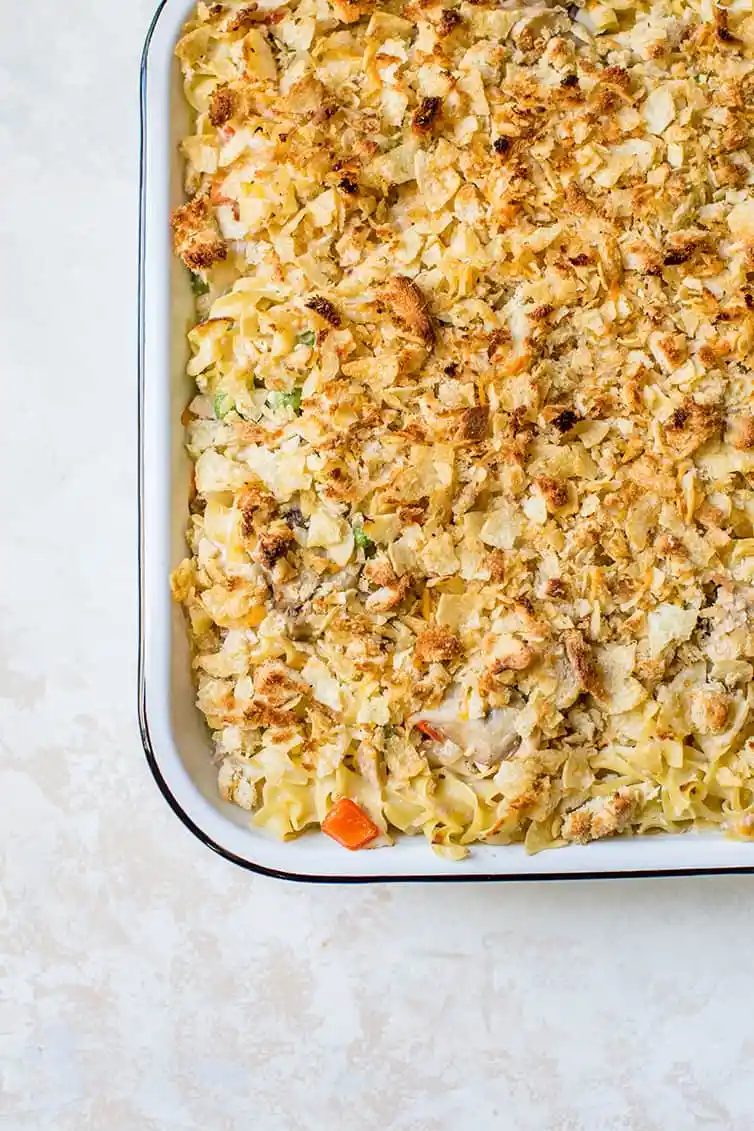 Tuna Noodle Casserole (From Scratch!)