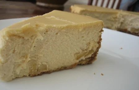 Brown Sugar-Apple Cheesecake