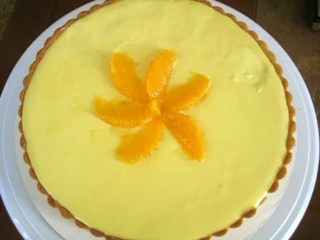 Fresh Orange Cream Tart
