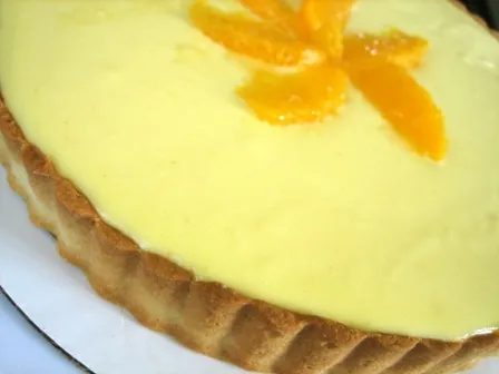 Fresh Orange Cream Tart