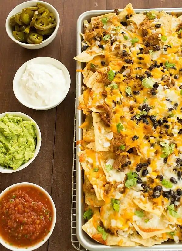 Nachos with Beer-Braised Carnitas