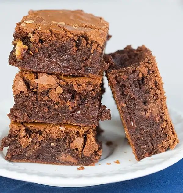 Triple Chocolate Chip Brownies