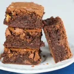Triple Chocolate Chip Brownies