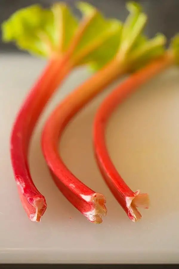 Vanilla Bean Rhubarb-Ginger Scones