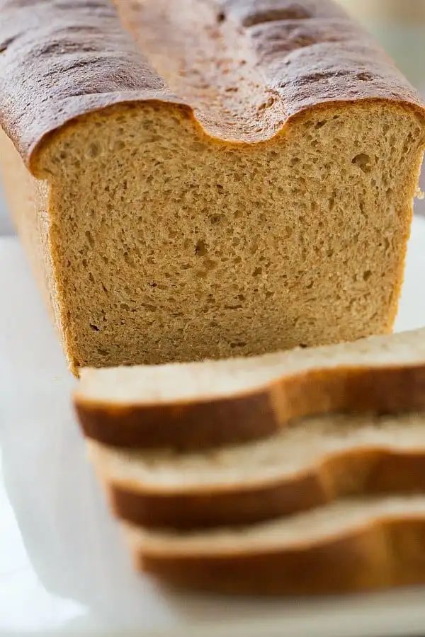 Whole Wheat Sandwich Bread | #recipe #baking
