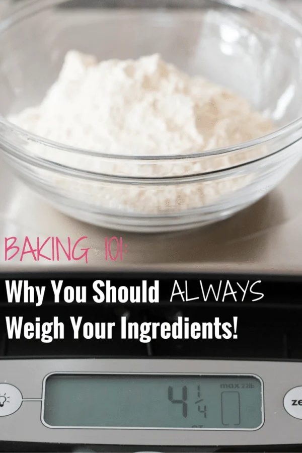 Baking Basics: The Importance of Weighing Ingredients When Baking