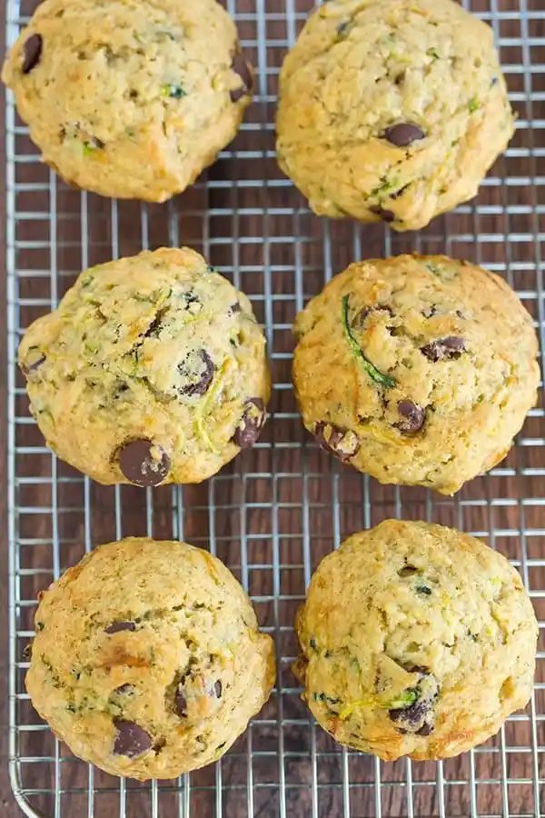 Zucchini-Chocolate Chip Muffins - A speedy and straightforward recipe, insanely plush, and a great way to use up the late summer zucchini bounty!
