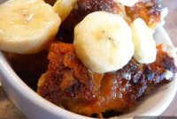 Decadent Bananas Foster Bread Pudding
