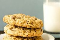 Sea Salt Espresso Oatmeal Chocolate Chip Cookies