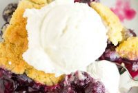 Irresistible Blueberry Cobbler