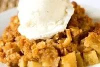 Toasted Almond and Apple Crisp