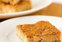 Decadent Peanut Butter Blondies