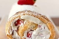 Dreamy Strawberry Cloud Roll
