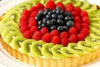 Vibrant Fruit Tart with Silky Custard