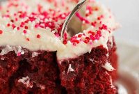 Decadent Red Velvet Poke Delight