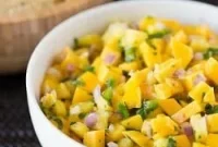 Zesty Tropical Mango Pineapple Salsa