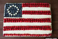 Delicious Homemade Flag Cake