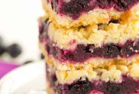 Sweet Blueberry Streusel Bars