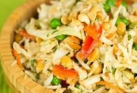 Zesty Thai Peanut Slaw