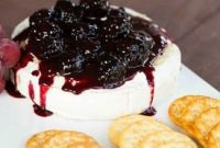 Blackberry Kissed Baked Brie