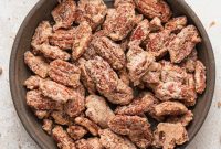 Cinnamon Spiced Glazed Pecans