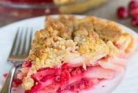Ginger-Kissed Cranberry Pear Pie