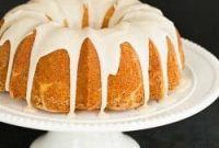 Rum-Kissed Eggnog Bundt