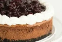 Midnight Forest Cheesecake