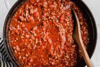 Hearty Homestyle Meat Sauce