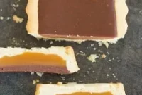 Golden Caramel Twix Tart