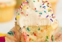 Scratch-Baked Funfetti Party Cupcakes